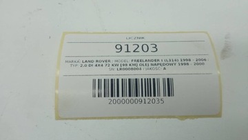 PŘÍSTROJOVÁ DESKA FREELANDER I LR0008004 2.0 DI