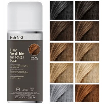 HairFor2 100ml - Mikrowłókna w Sprayu Zagęszczanie