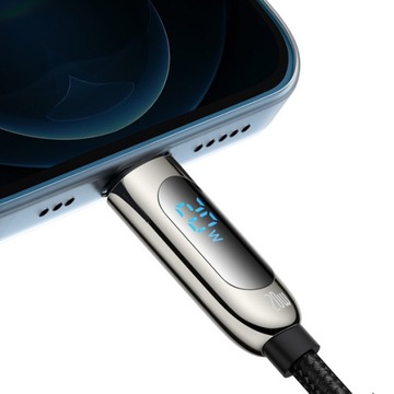 КАБЕЛЬ BASEUS USB-C TYPE-C - МОЛНИЯ ДЛЯ IPHONE БЫСТРАЯ ЗАРЯДКА PD 20ВТ 1М