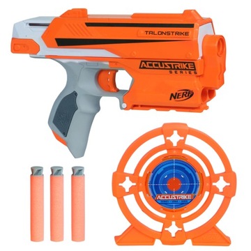 HASBRO PISTOLET NERF ELITE TALON + TARCZA CEL