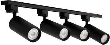 Потолочный рельс 1 м + 4 лампы GU10 SPOT LONG Направляющая + комплект отражателей