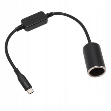 ADAPTER ZAPALNICZKI Z USB C 5 V DO 12V GNIAZDO ZAPALNICZKI