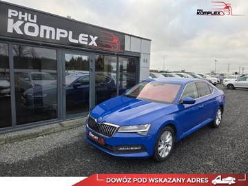 Skoda Superb III Liftback Facelifting 2.0 TDI SCR 150KM 2022 Skoda Superb 2.0 TDI 150KM Automat Full Led Virtual Faktura Vat 23 Gwaranc