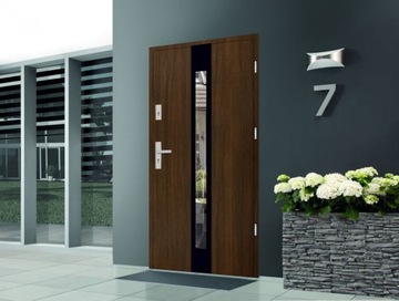 ПОЛЬСКИЕ ВНЕШНИЕ ДВЕРИ INOX 4-S ЧЕРНЫЕ 72MM 90CM UD 1.3 ЧИСТЫЙ ВОЗДУХ