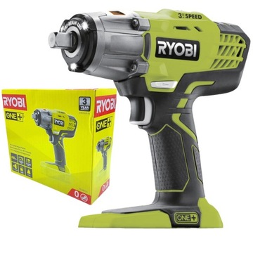 RYOBI MOCNY AKUMULATOROWY KLUCZ UDAROWY R18IW3 18V 400Nm LED SOLO ONE+