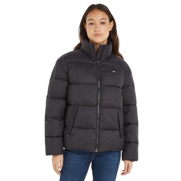 TOMMY HILFIGER DAMSKA KURTKA TJW MODERN PUFFER CZARNA r.L