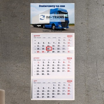 Календари трехсторонние - 50 шт.