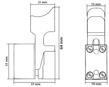 Переключатель болгарской кнопки сверления UPM ELPROM