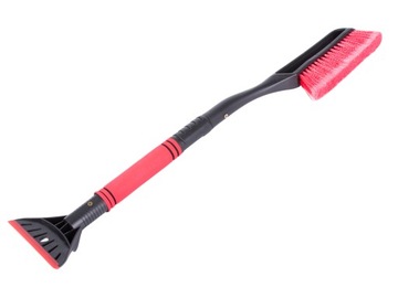 Скребок для окон, длинная автомобильная щетка для удаления снега, автомобильный скребок 2-в-1.