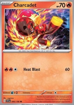 Oryginalna Karta Pokemon Scarlet & Violet - Charcadet SVI 040