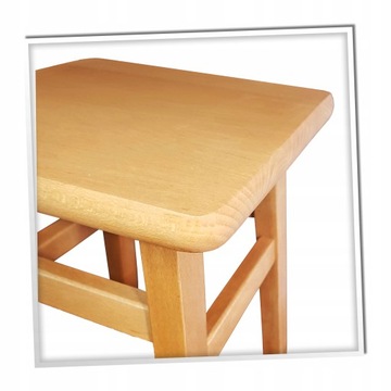 ДЕРЕВЯННЫЙ СТУЛ Табурет Массивный табурет 45СМ