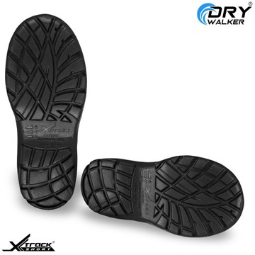 Черные утепленные резиновые сапоги DRY WALKER Xtrack Short