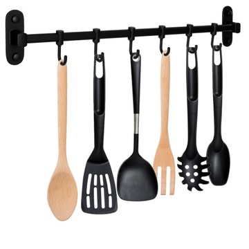 СИВАС Рейлинг для кухни/ванной, черный