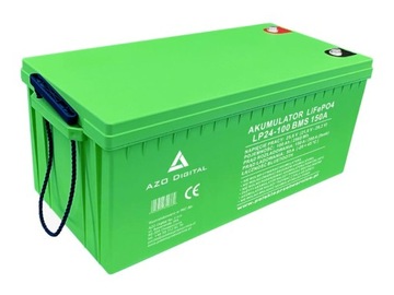 Akumulator LiFePO4 24V 100Ah 150A Bluetooth Mata grzewcza Zimowy