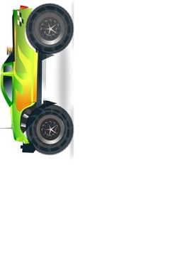 PAPIER WAFLOWY OPŁATEK MONSTER TRUCK TERENÓWA BRYKA FURA BRYKA DODATEK