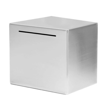NICEFurniture Safe Piggy Made of Stainless Steel,Safe Box Money Savings