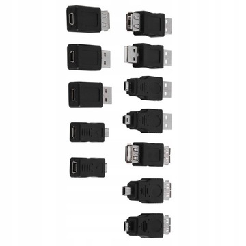 МИНИ-АДАПТЕР 12 В 1, ПРЕОБРАЗОВАТЕЛЬ USB2.0 «МАМА-МАМА»