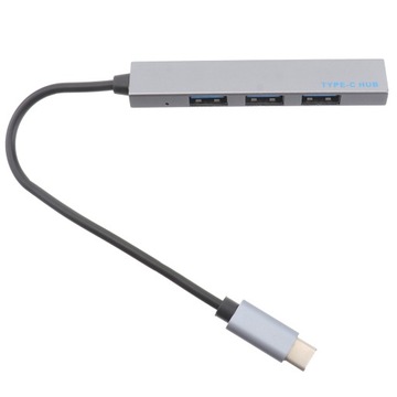 Разветвитель USB HUB 3.0 серый 25X1,5CM