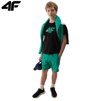 ФУТБОЛКА ДЛЯ МАЛЬЧИКОВ 4F ДЕТСКАЯ ФУТБОЛКА M1113 ХЛОПОК BASIC SPORTS 146