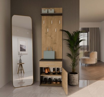 Вешарный шкаф дуэт дуэт антрацит дуб ремесленник