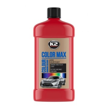 K2 COLOR MAX 500 ML CZERWONY WOSK KOLORYZUJĄCY