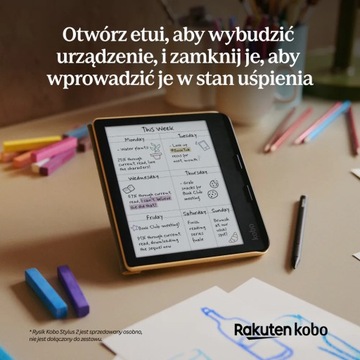 Цветное покрывало для сна Kobo Libra