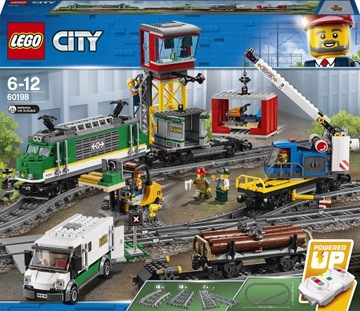 LEGO CITY 60198 Pociąg towarowy