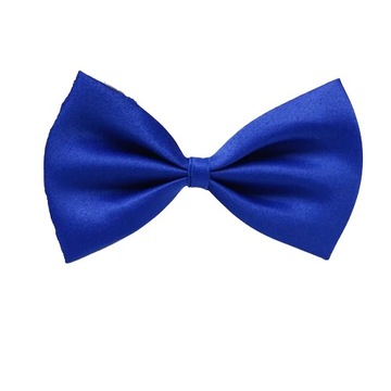 Мужской и женский васильковый галстук-бабочка