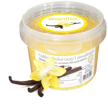 Cukier Do Waty Cukrowej Wanilia 100g Waniliowy