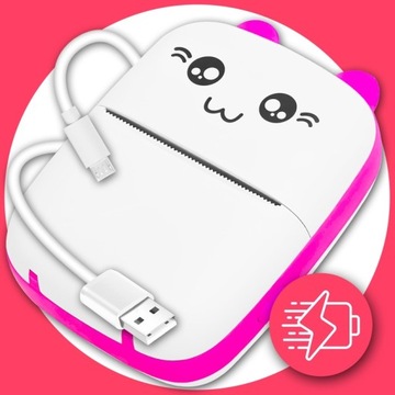 ТЕРМОПРИНТЕР DRUKUŚ МГНОВЕННАЯ ФОТОПЕЧАТЬ 21 ШТ. ПЕЧАТНЫЕ ВАЛИКИ