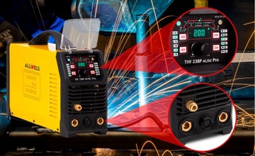 MAGNUM THF 238 PRO TIG AC/DC MMA ИМПУЛЬСНЫЙ ИНВЕРТОРНЫЙ СВАРОЧНЫЙ АППАРАТ 5A-200A 230V HF