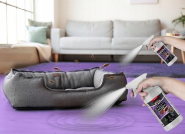 МИКРОКАПСУЛЯТНЫЙ СПРЕЙ ЖИДКИЙ КОНЦЕНТРАТ от БЛОХ НАБОР «БЕЗ ВРЕДИТЕЛЕЙ» 2в1