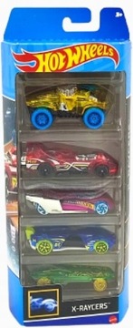 HOT WHEELS CITY Zestaw 5-PACK X-RAYCERS Autka