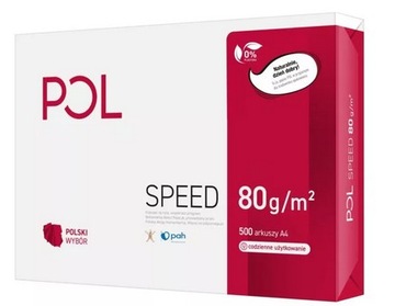 PAPIER KSERO biurowy A-4 POLSPEED 80g ryza