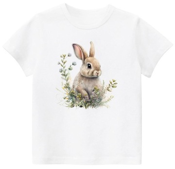 Koszulka T-shirt Zajączek Wielkanocny Prezent na Wielkanoc r. 164