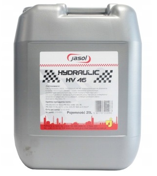 Olej hydrauliczny hydrol JASOL L HV 46 HV-46 20L
