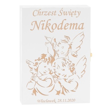 Sztućce dla dziecka chrzest Psi Patrol Etui Grawer