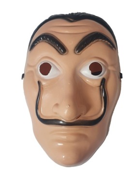 МАСКА С УСАМИ БУМАЖНЫЙ ДОМИК ЛАСТИК 26СМ E1298 EMAJ