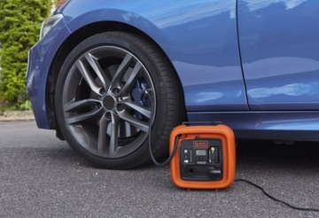 Автомобильный компрессор BLACK+DECKER ASI400 12В 11 Бар