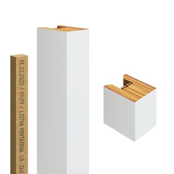 LAMELE BIAŁE PREMIUM 29x40 ŚCIENNE DEKORACYJNE BIEL CAPRI