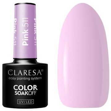 Claresa Lakier hybrydowy PINK 511 - 5g