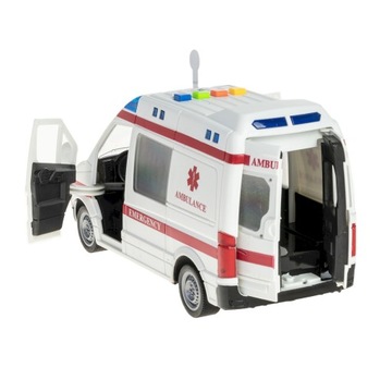 AMBULANS VAN pojazd ŚWIATŁO DŹWIĘK