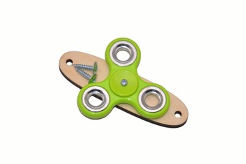 ZIELONY SPINNER DO TABLICY SENSORYCZNEJ MANIPULACYJNEJ SPINNER ZABAWKA