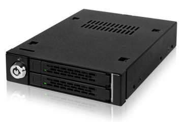 ICY DOCK ToughArmor MB992SK-B Metalowa 2-Dyskowa Kieszeń 2.5” SATA/SAS HDD