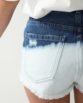 PIMKIE SPODENKI JEANS SZORTY DWUKOLOROWE141433 R36