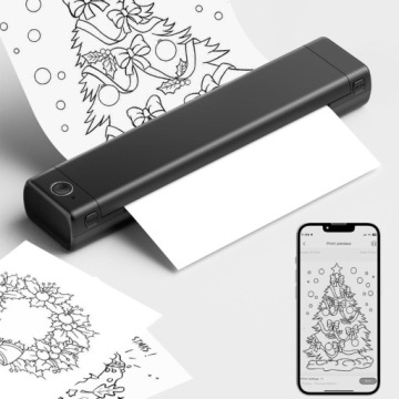 Термопринтер для документов A4 Paper Phomemo M08F Bluetooth Android