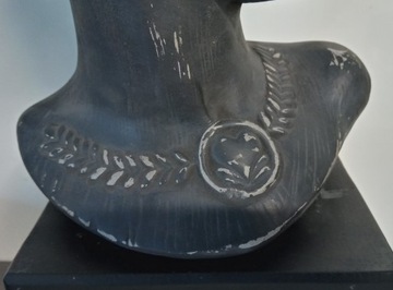 Головка вазона.В-26 см.Цвет: винтажный черный.