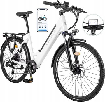 Damski/Męski Rower elektryczny miejski NAKXUS 250W 12,5AH 32KM/H 26