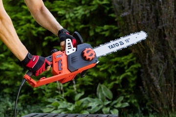 ЭЛЕКТРИЧЕСКАЯ ЦЕПНАЯ ПИЛА YATO ДЕРЕВЯННАЯ ПИЛА 2000ВТ 40СМ