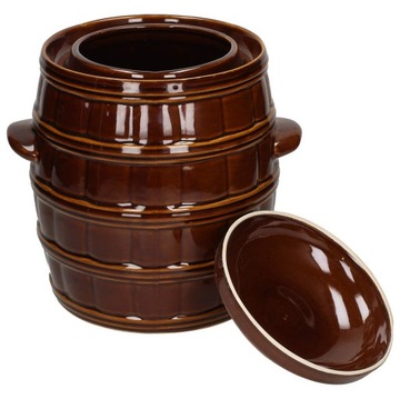 БОЧКА + ОРУЧКА ДЛЯ ОГУРЕЧНОЙ КАПУСТЫ КРЫСТЫНКА 8 Л